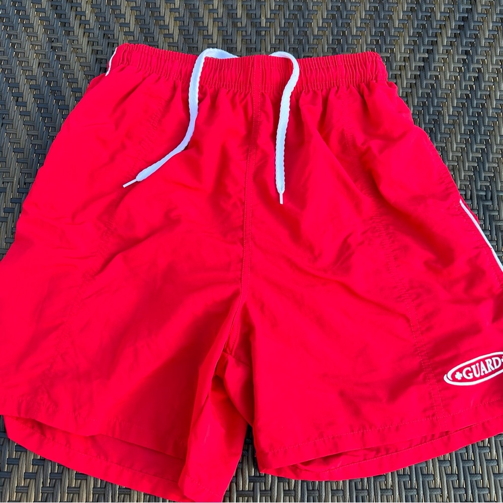 Red Bathing suite bottoms